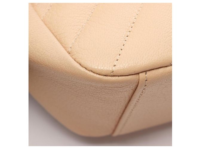 Borsa Chanel Bias Stitch Hardware Oro Antico Beige - vista 6