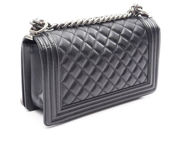 Borsa Chanel Boy a Spalla Nero - vista 2