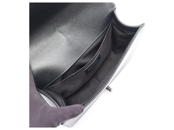 Borsa Chanel Boy a Spalla Nero - vista 3