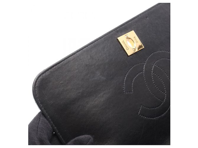 Borsa a tracolla Chanel Matelassé Full Flap Nero - vista 6