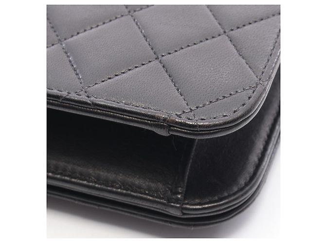 Borsa a tracolla Chanel Matelassé Full Flap Nero - vista 8