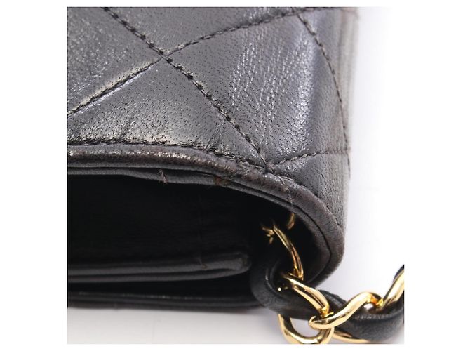 Borsa a tracolla Chanel Matelassé Full Flap Nero - vista 9