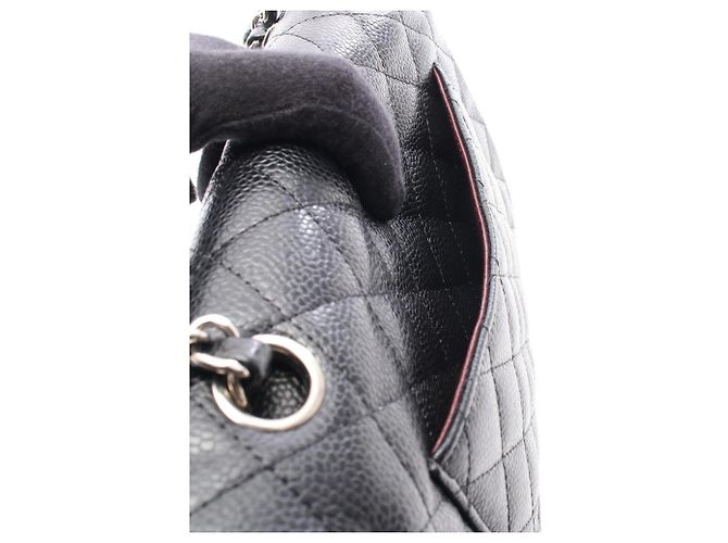 Borsa a tracolla Chanel Matelassé Double Flap Nero - vista 6