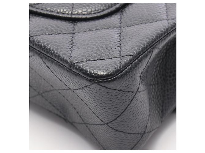 Borsa a tracolla Chanel Matelassé Double Flap Nero - vista 8