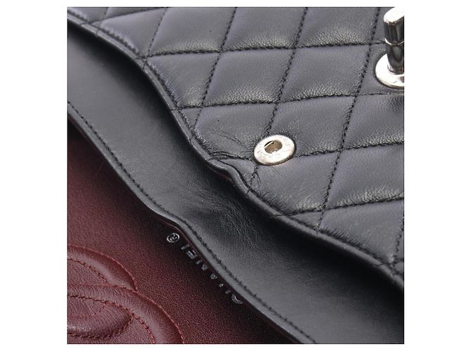 Timeless Borsa a tracolla Chanel Matelassé Double Flap Nero - vista 10