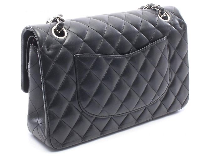 Timeless Borsa a tracolla Chanel Matelassé Double Flap Nero - vista 2