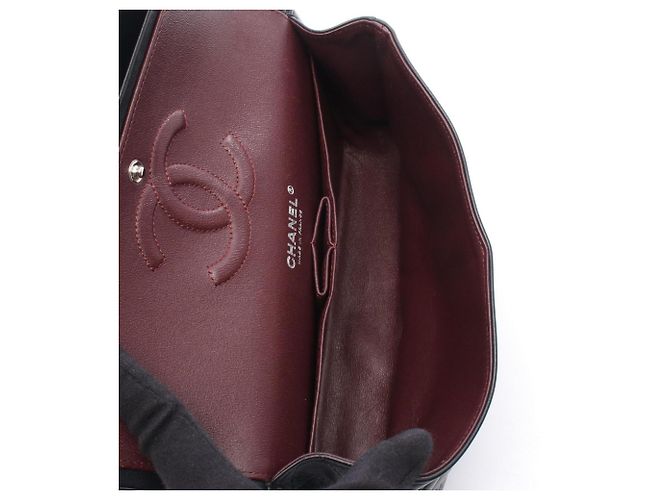 Timeless Borsa a tracolla Chanel Matelassé Double Flap Nero - vista 3