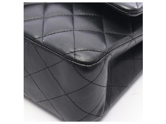 Timeless Borsa a tracolla Chanel Matelassé Double Flap Nero - vista 7
