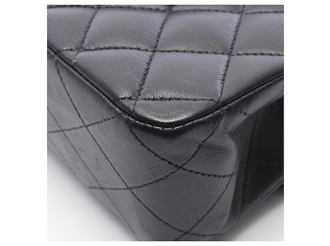 Timeless Borsa a tracolla Chanel Matelassé Double Flap Nero - vista 8