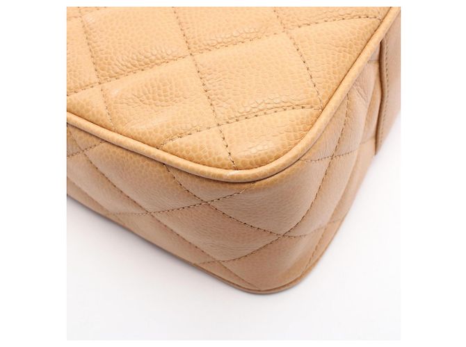 Timeless Borsa a Spalla Chanel Matelassé Beige - vista 6