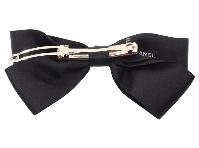 Barrette accessorio per capelli con nastro nero Chanel - vista 2