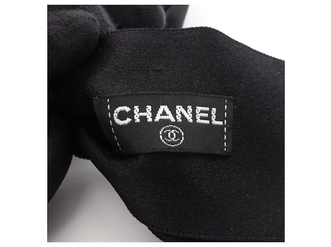 Barrette accessorio per capelli con nastro nero Chanel - vista 3
