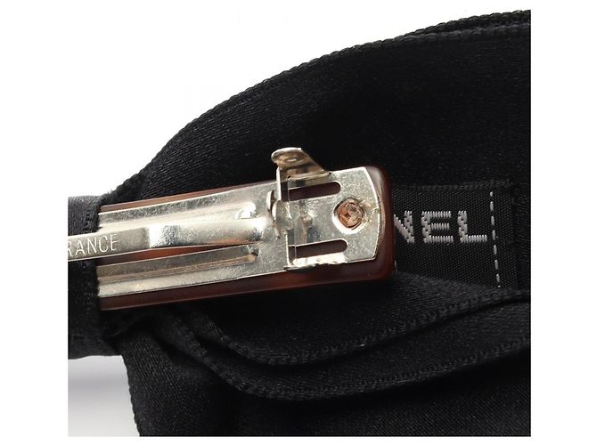 Barrette accessorio per capelli con nastro nero Chanel - vista 5