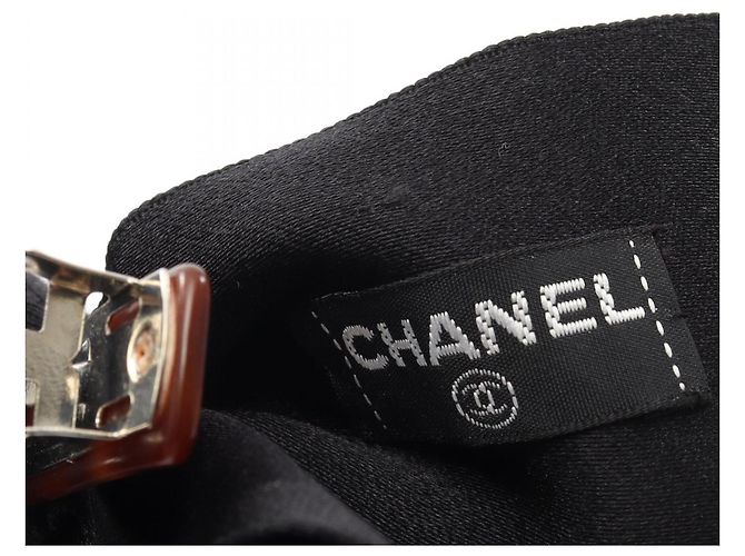 Barrette accessorio per capelli con nastro nero Chanel - vista 6