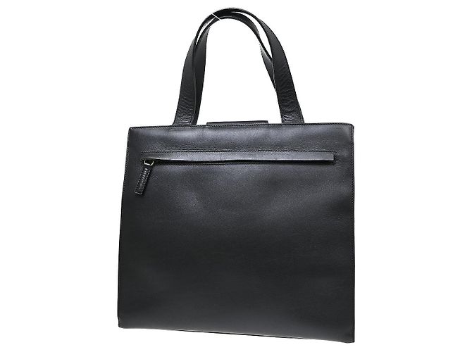 Gucci Vintage square G Leather Nero - vista 2
