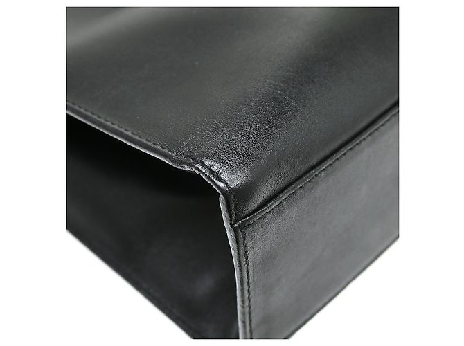 Gucci Vintage square G Leather Nero - vista 6