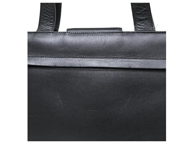 Gucci Vintage square G Leather Nero - vista 7