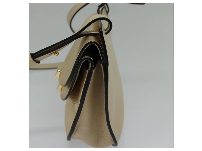 Chloé Georgia Mini in pelle D'oro - vista 4