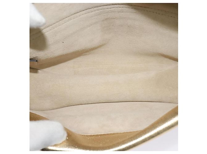 Chloé Georgia Mini in pelle D'oro - vista 5