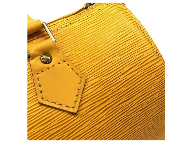 Borsa Boston Louis Vuitton Epi Speedy 25cm Giallo - vista 5