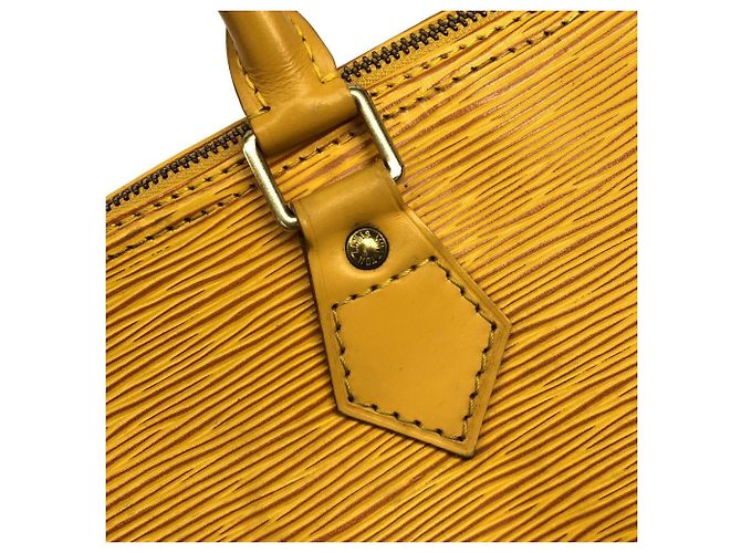 Borsa Boston Louis Vuitton Epi Speedy 25cm Giallo - vista 7