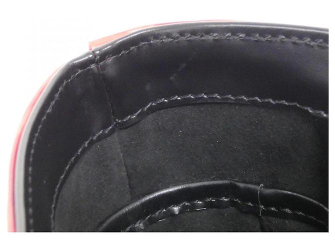 Borsa Louis Vuitton Epi Vavin PM Nero Rosso - vista 7