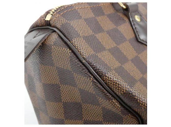 Borsa Boston Louis Vuitton Damier Speedy Damier ebene - vista 4