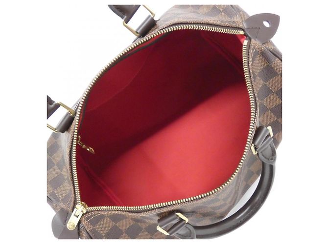 Borsa Boston Louis Vuitton Damier Speedy Damier ebene - vista 8