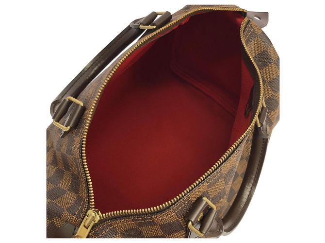 Borsa Boston Louis Vuitton Damier Speedy Damier ebene - vista 10