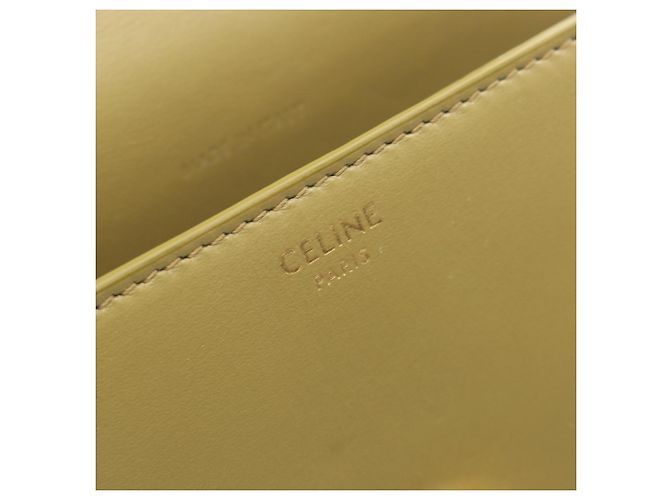 Céline Borsa a Spalla Celine Mini Buzas Cuire Triomphe Cachi - vista 4