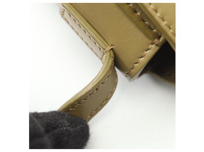 Céline Borsa a Spalla Celine Mini Buzas Cuire Triomphe Cachi - vista 7