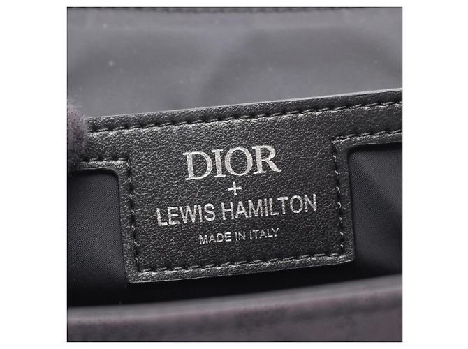 Borsa a tracolla Christian Dior x Lewis Hamilton Hit the Road Nero Multicolore - vista 4