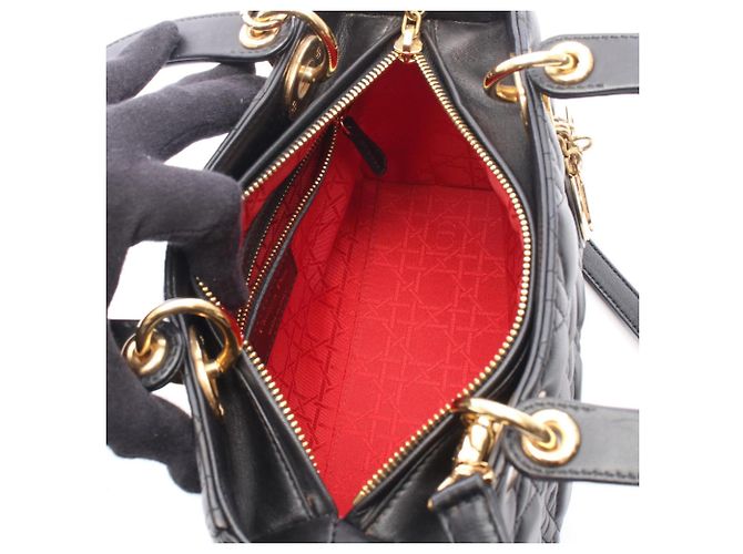 Christian Dior Dior LADY DIOR Borsa 2-Way Nero - vista 3