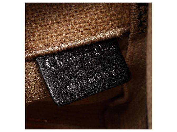 Borsa a tracolla Christian Dior Diorcamp Nero Beige - vista 4