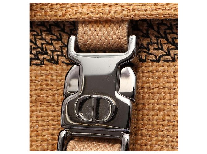 Borsa a tracolla Christian Dior Diorcamp Nero Beige - vista 7