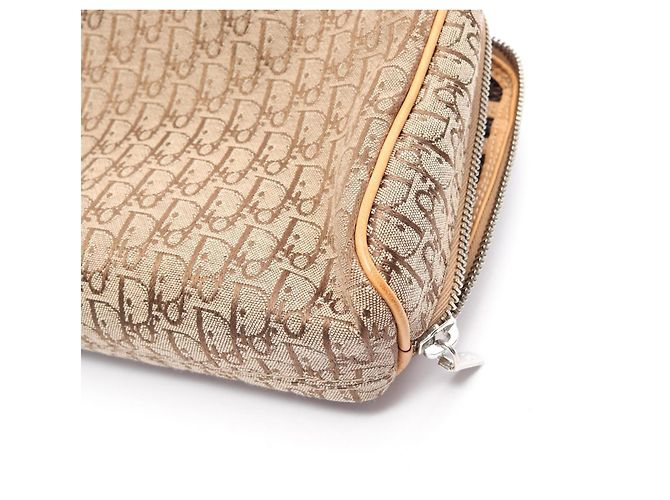 Christian Dior Dior Trotter Handtasche Braun Beige - Ansicht 8