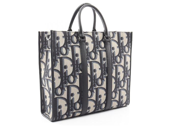 Borsa Tote Christian Dior Dior Maxi Oblique East-West - vista 2
