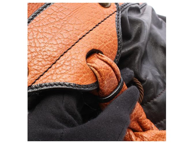 Bolso Bucket Fendi Zucca Castaño Negro - vista 10