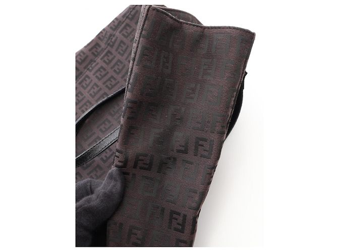 Fendi Zucchino Tote Bag Braun - Ansicht 11