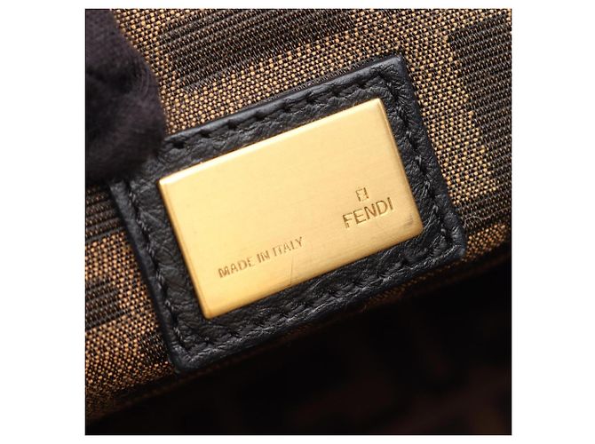 Borsa 2-Way Fendi Peekaboo Large Nero - vista 4