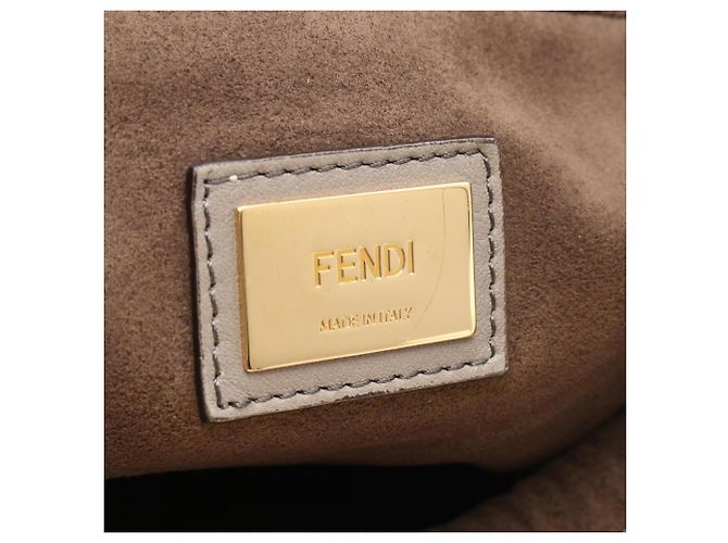 Borsa Fendi Peekaboo Large Beige - vista 4