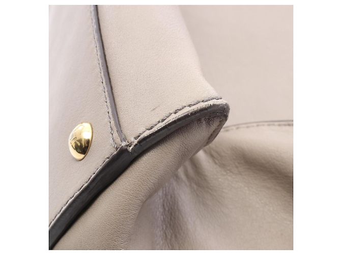 Borsa Fendi Peekaboo Large Beige - vista 6