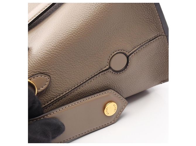 Borsa 2-Way Fendi Boston 365 Medium Beige - vista 10