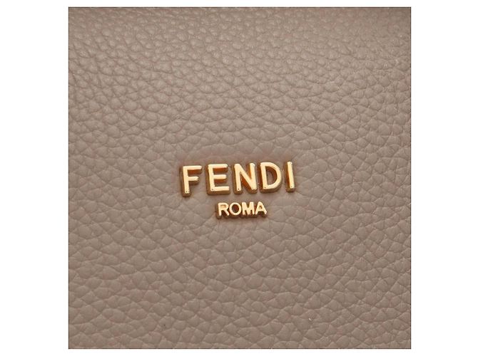 Borsa 2-Way Fendi Boston 365 Medium Beige - vista 4