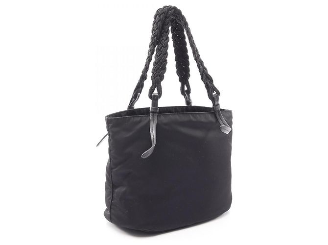 Prada TESSUTO+PASSAMA 2-Way Handtasche Schwarz - Ansicht 2