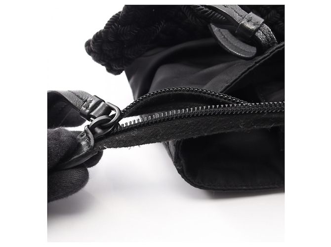 Prada TESSUTO+PASSAMA 2-Way Handtasche Schwarz - Ansicht 7