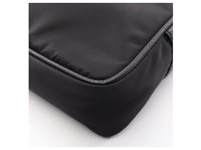 Saffiano Borsa a Spalla/Borsa a Mano Prada TESSUTO+SAFFI Nero - vista 5