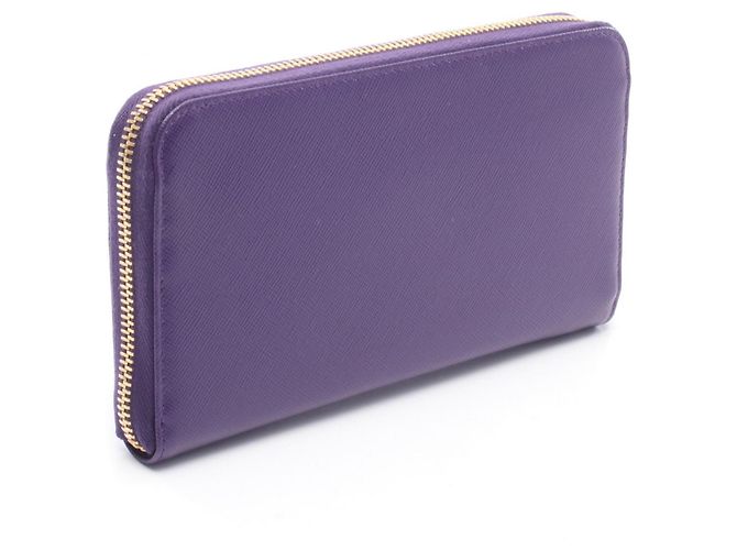 Prada Lila Saffiano Leder Langgeldbörse - Ansicht 2
