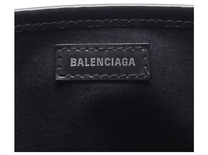 Everyday Borsa Balenciaga Navy Cabas XS Nero Crudo - vista 4