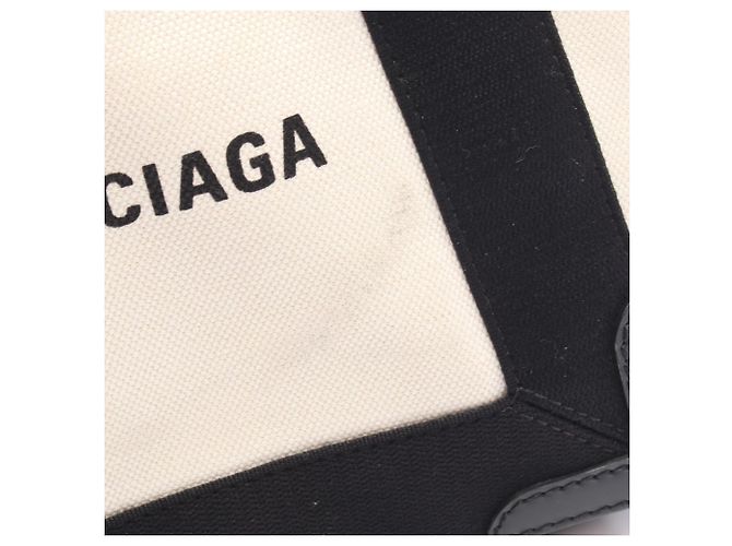 Everyday Borsa Balenciaga Navy Cabas XS Nero Crudo - vista 8